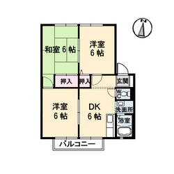 グリーンヒルズ泉川 D棟の物件間取画像